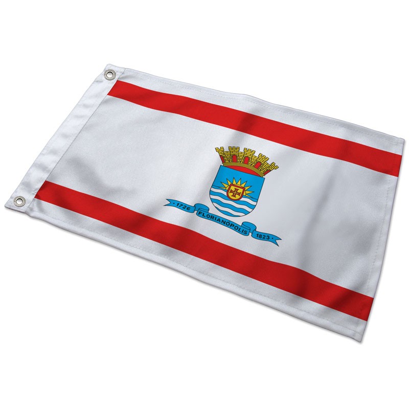 Bandeira Oficial Município De Florianópolis Bandeira1 Tudo Em